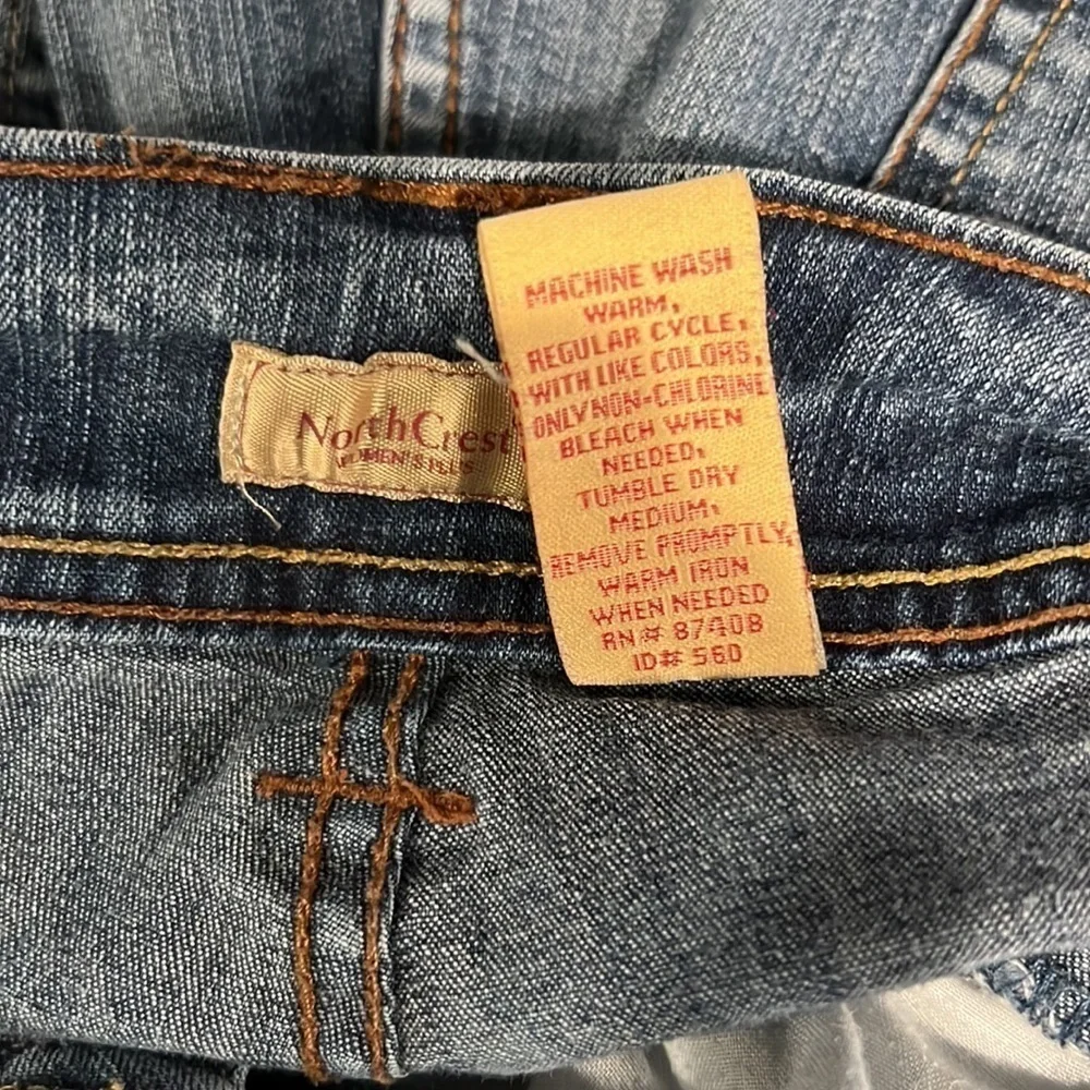 North Crest Denim Shorts Size 16W - Picture 8 of 8